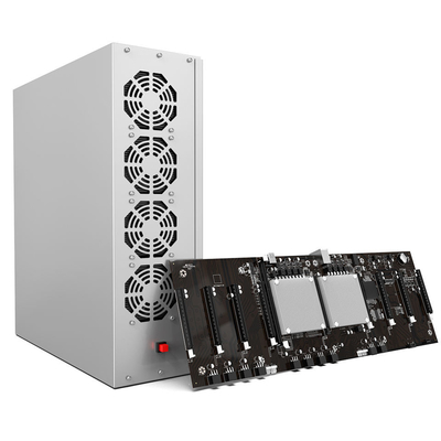 9 GPU Set X79 Anakartlı Ethereum Madencilik Kuleleri 4GB DDR3 Çift E5-2620 CPU 128GB SSD