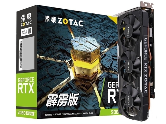 ZOTAC RTX 2060 Süper GPU Madenci Grafik Kartı 8GB GDDR6 DirectX 12