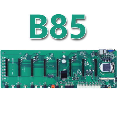 B85 Grafik Kartı 8 GPU Ethereum Madencilik Anakartı LGA1150