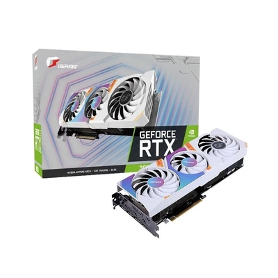 Renkli iGame GeForce RTX 3050 Ultra W OC 8G bilgisayar oyun grafik kartı desteği rtx3050 8gb gpu GDDR6